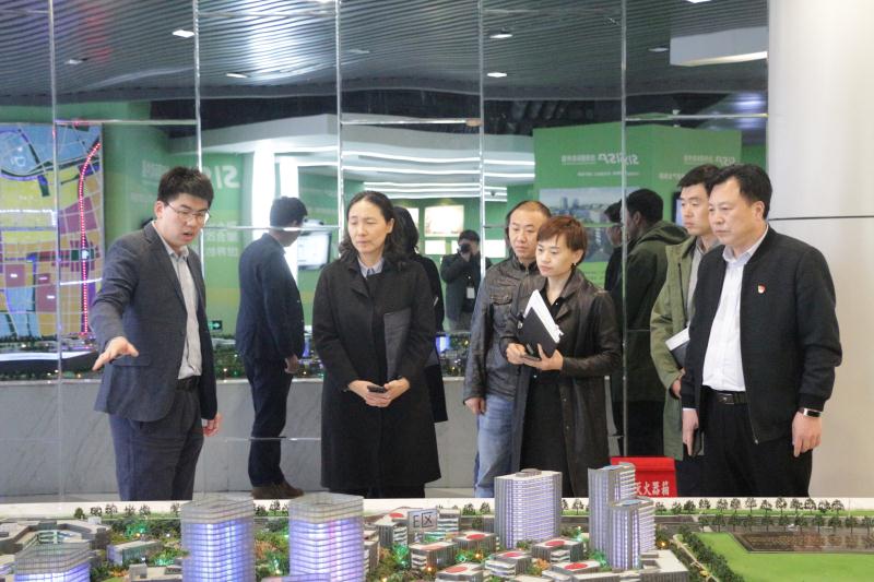 市委网信办副主任赵晖到沈阳国际软件园调研