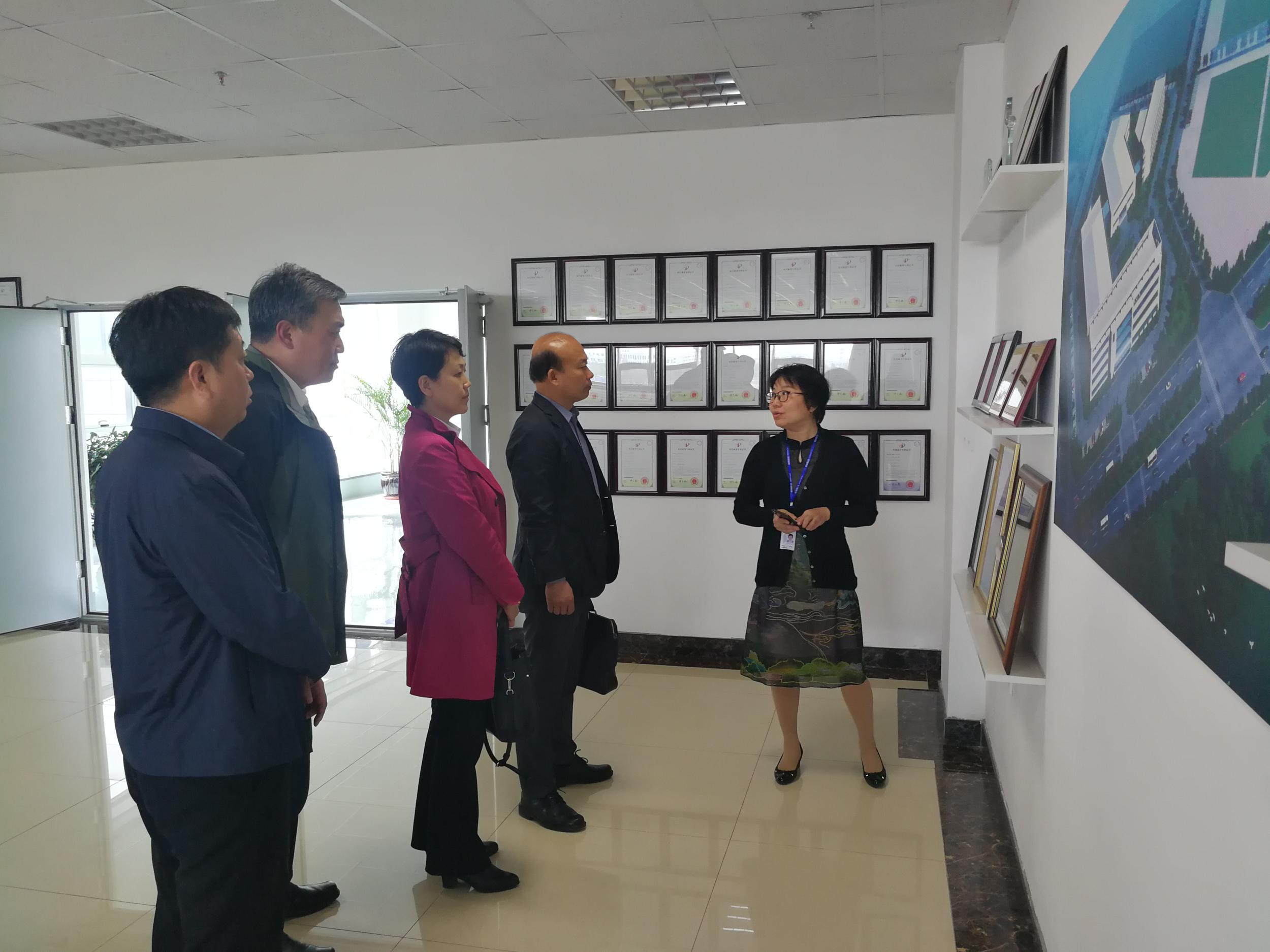 省委统战部到浑南区侨资企业走访调研