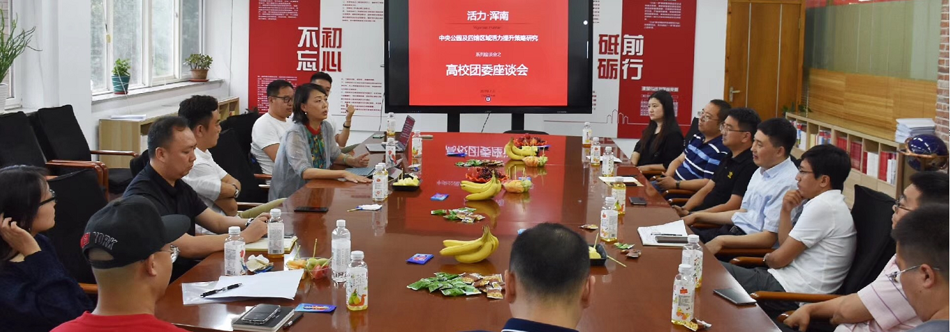 “活力·浑南”中央公园及四馆区域活力提升策略系列座谈会之高校团委座谈会...