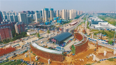 胜利在望——沈阳胜利大街跨浑南大道桥预计今年年底前具备通车条件