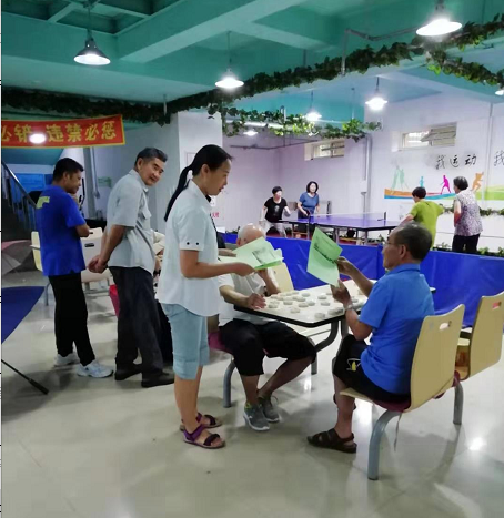 在水一方社区开展“中元节”文明祭祀宣传活动