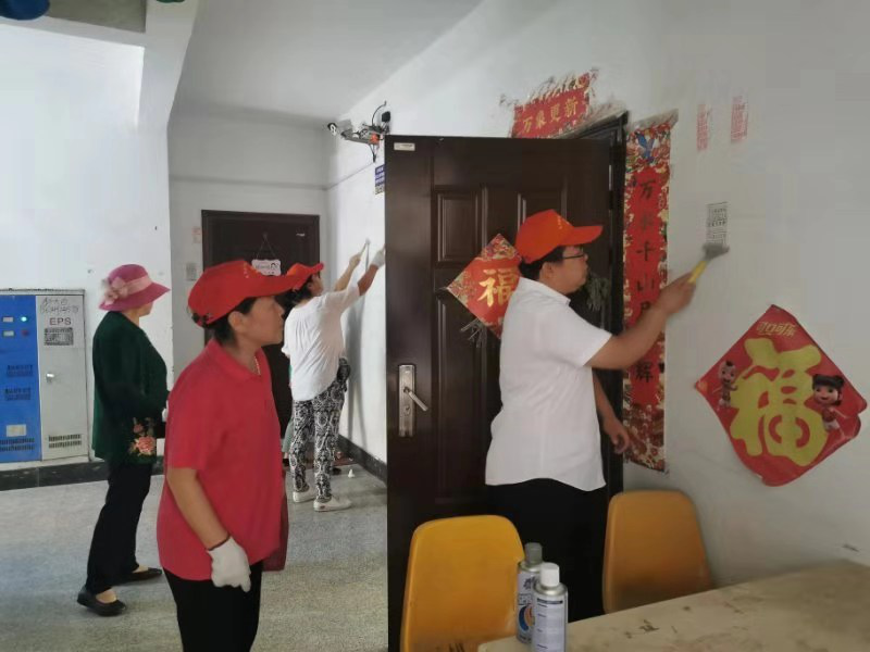 社区大清扫 文明在行动——五三街道文华苑社区大清扫系列活动