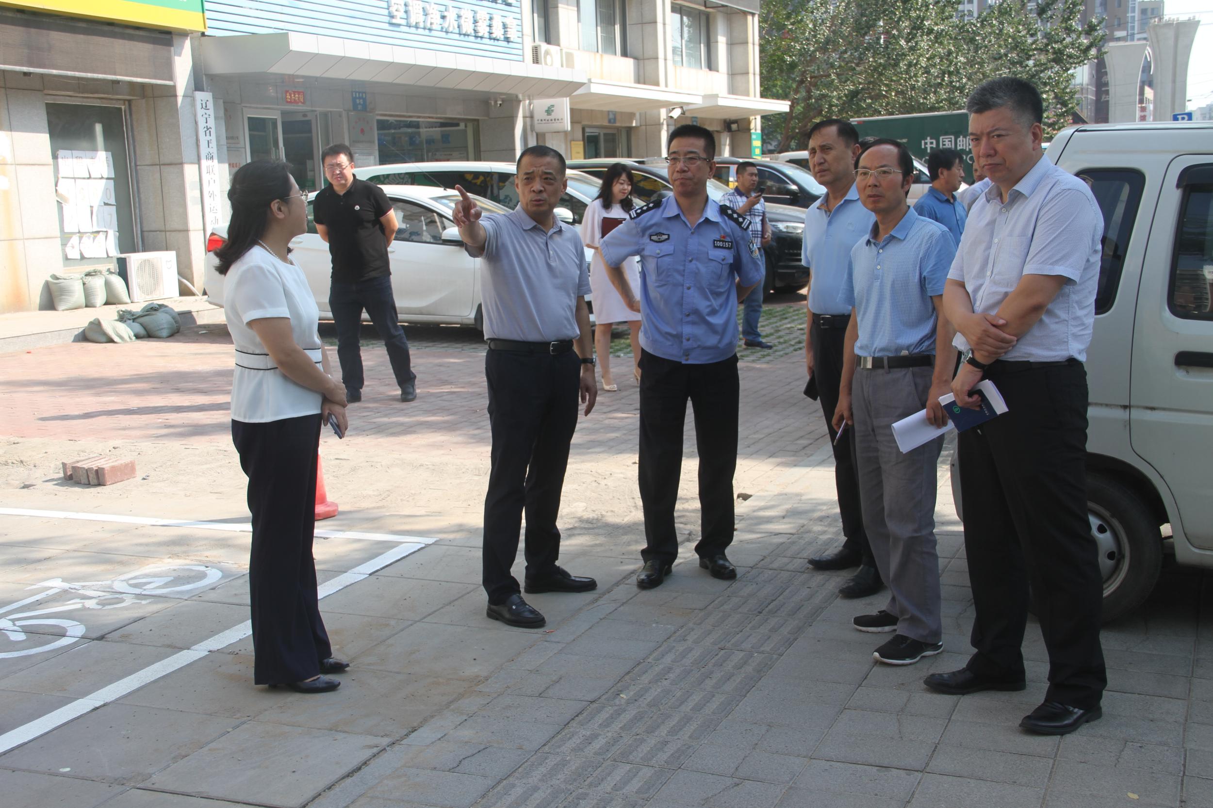 浑南区委副书记周武 浑南区委常委、区政府副区长高峰深入一线督导检查创城工作