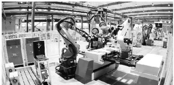 沈阳新松公司 用机器人生产机器人