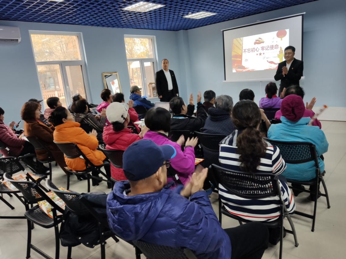 文溯社区开展党课宣讲活动