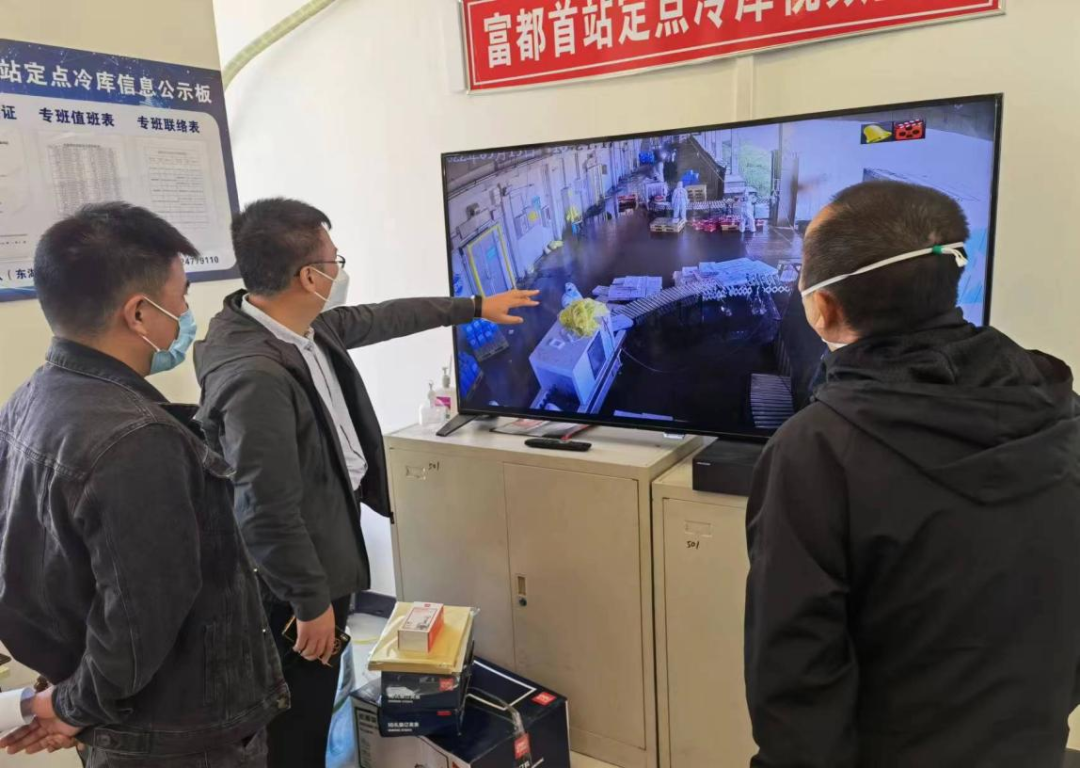 我区持续强化富都定点冷库防控管理工作