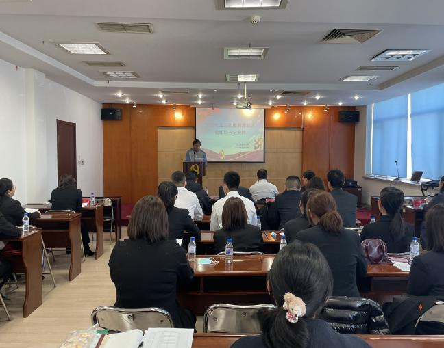 五三街道召开2022年新建社区党组织书记竞聘会