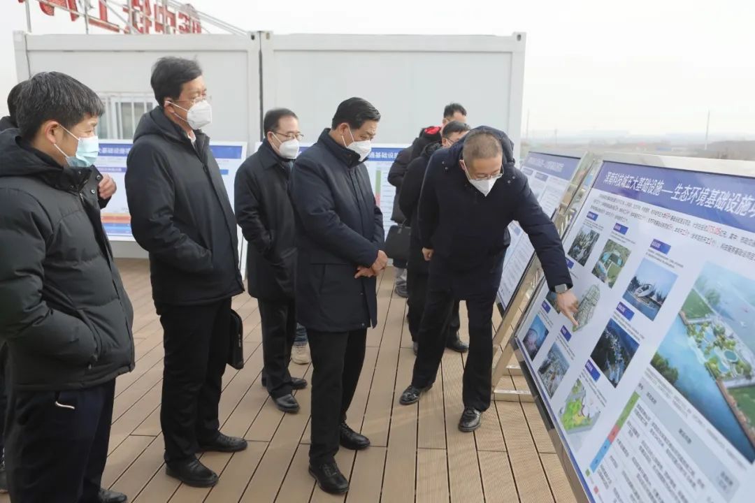 市政协副主席蹇彪来我区调研包保项目