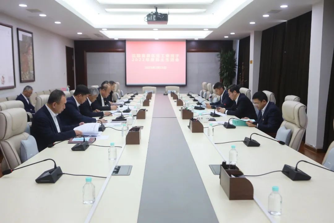 沈阳高新区党工委班子召开2022年度民主生活会