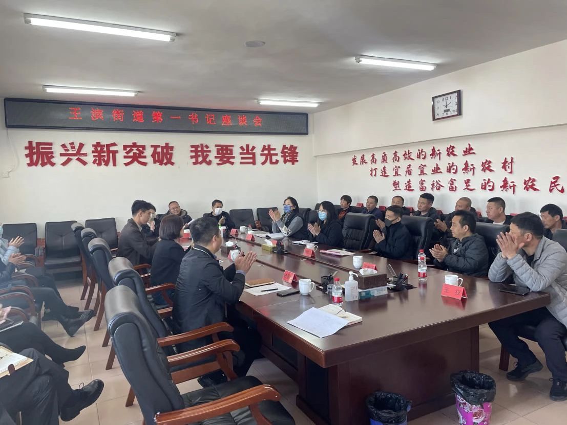 王滨街道召开驻村第一书记座谈会
