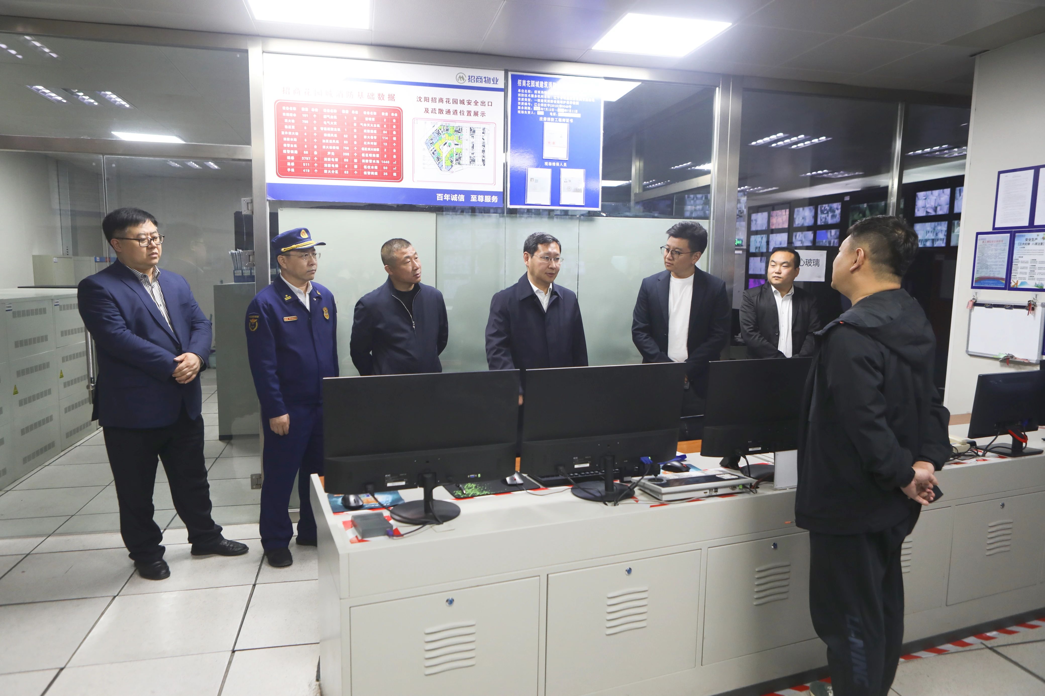 区委书记闫占峰检查我区安全生产有关工作