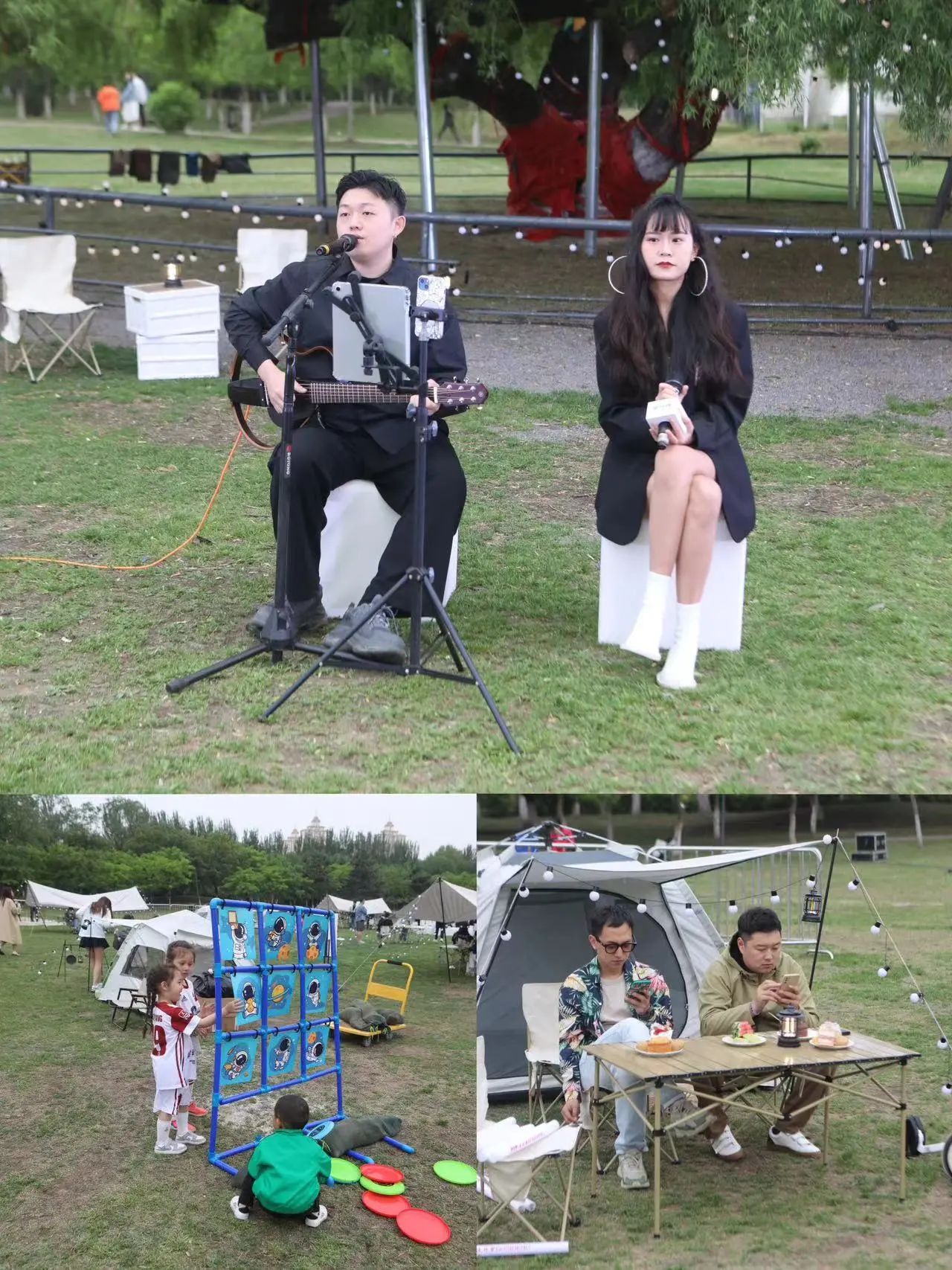 浑河南岸再现露营打卡地