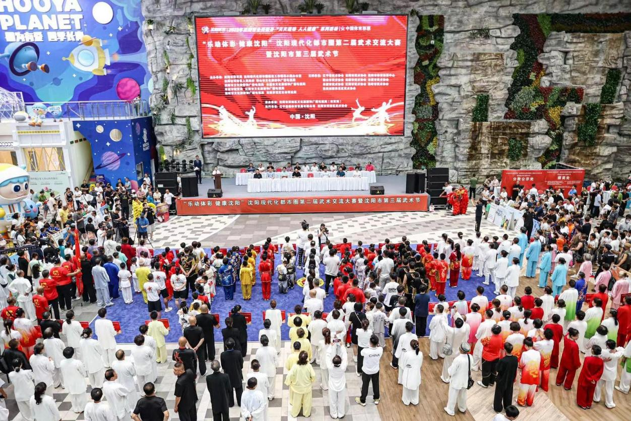 沈阳现代化都市圈第二届武术交流大赛暨沈阳市第三届武术节在我区开幕