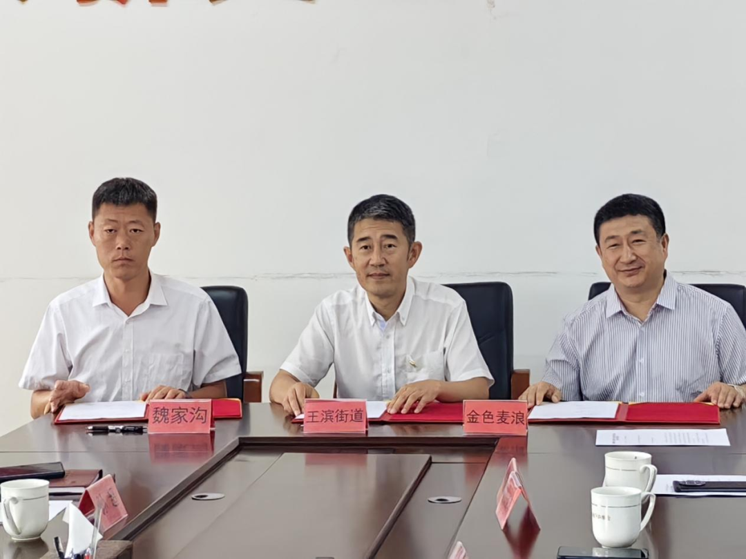 王滨街道签订绿野暖阳影视田园综合体项...