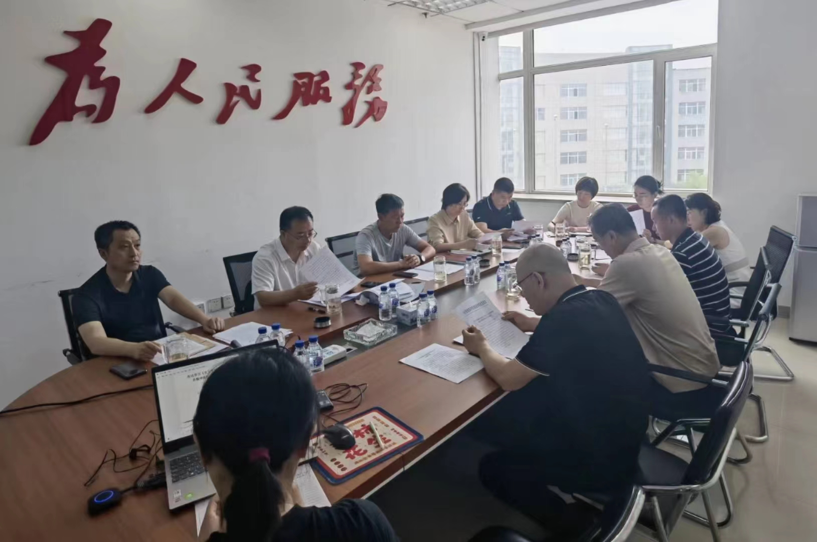 五三街道召开2023年上半年街道工作述职评议会议