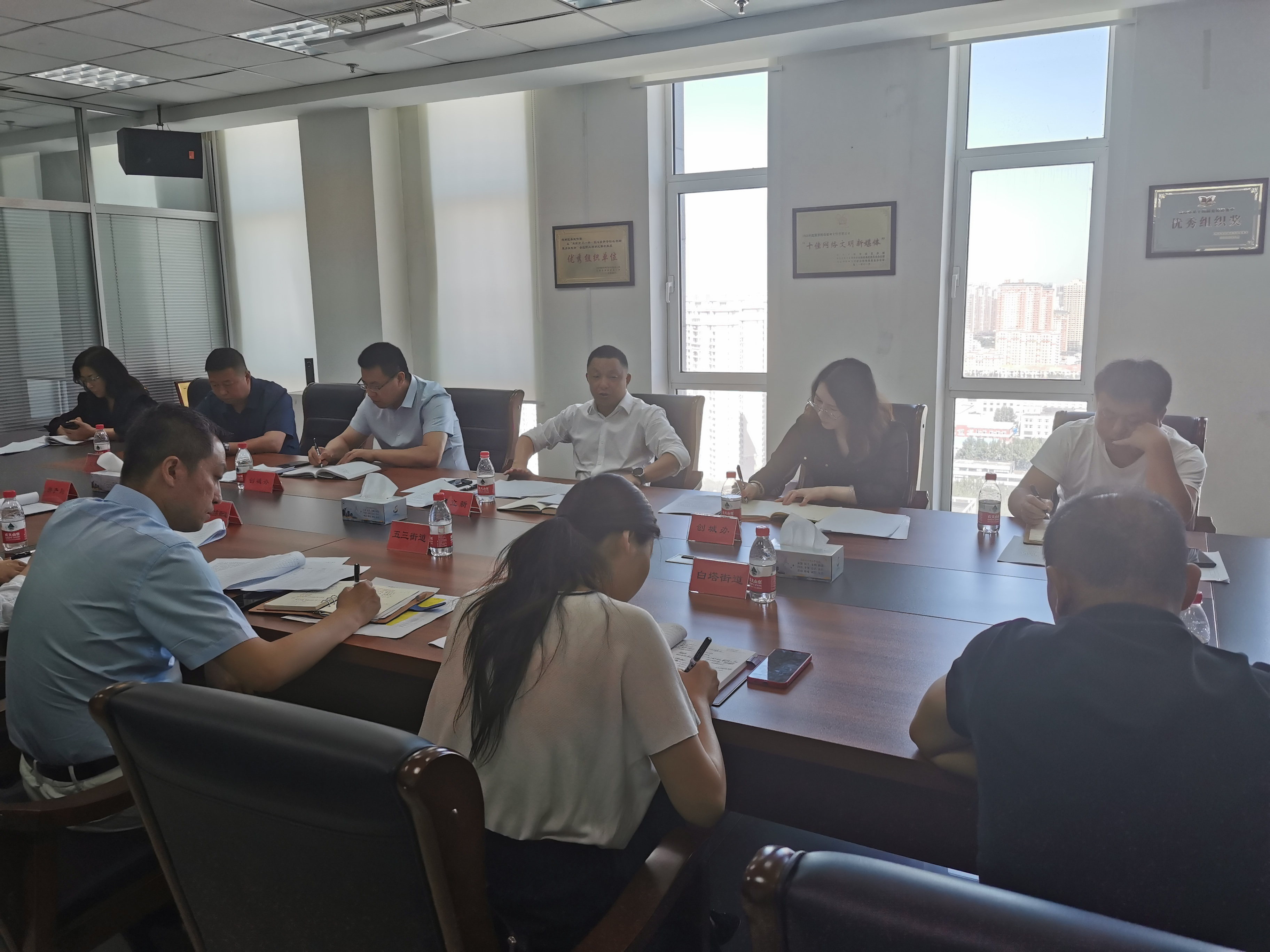 我区召开创建全国文明城市工作调度会议