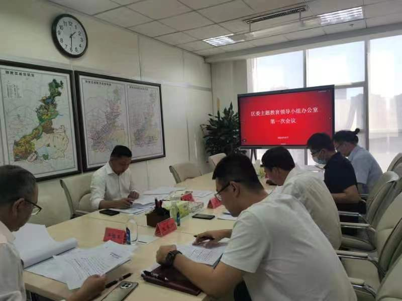 我区召开主题教育领导小组办公室第一次会议