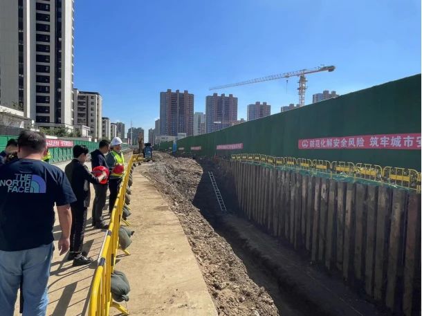 王家湾建设“加速跑” 双节施工“不打烊”