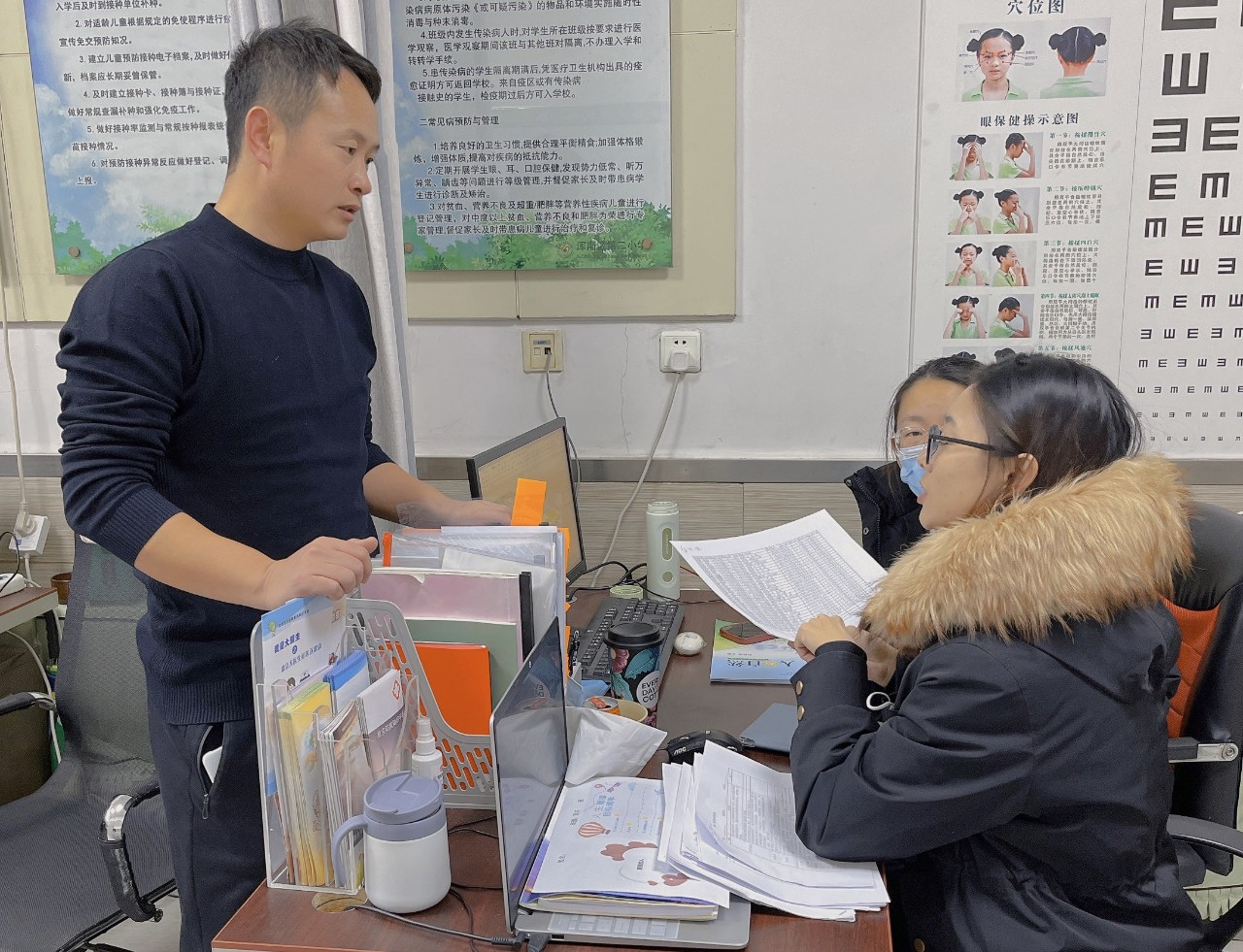 区疾控中心开展校园流感防控督导工作